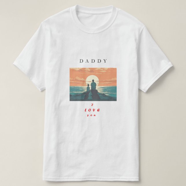 T-shirt pour la fête des pères (Design devant)