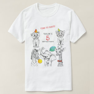 T-shirt pour la fête du 5ème anniversaire.