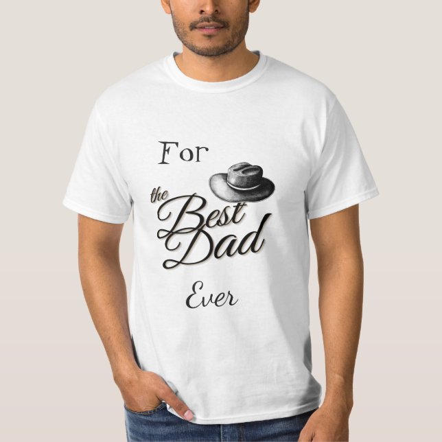 T-shirt Pour la meilleure Fête des pères papa jamais  (Devant)