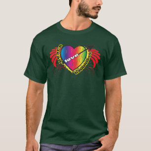 T-shirt Pour la paix, l'amour et le bonheur