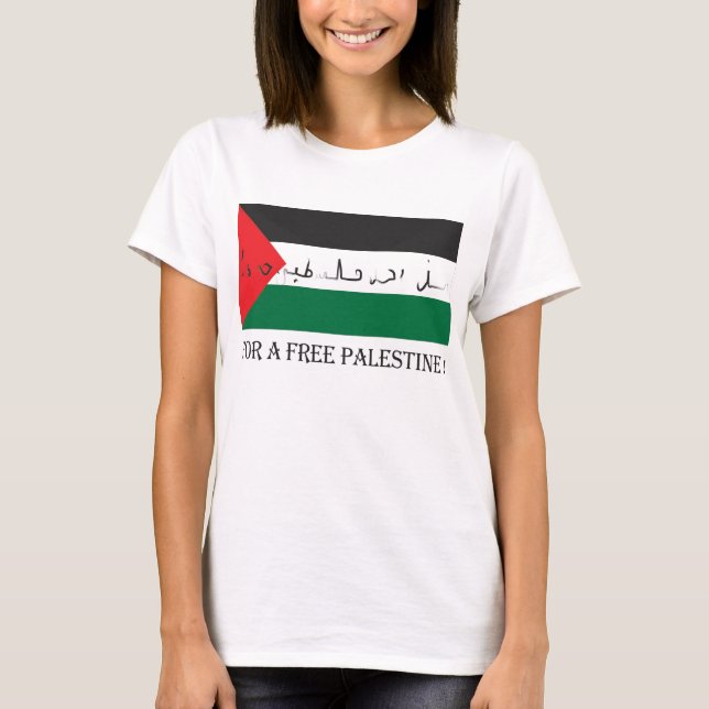 T-shirt Pour la Palestine libre ! (Devant)