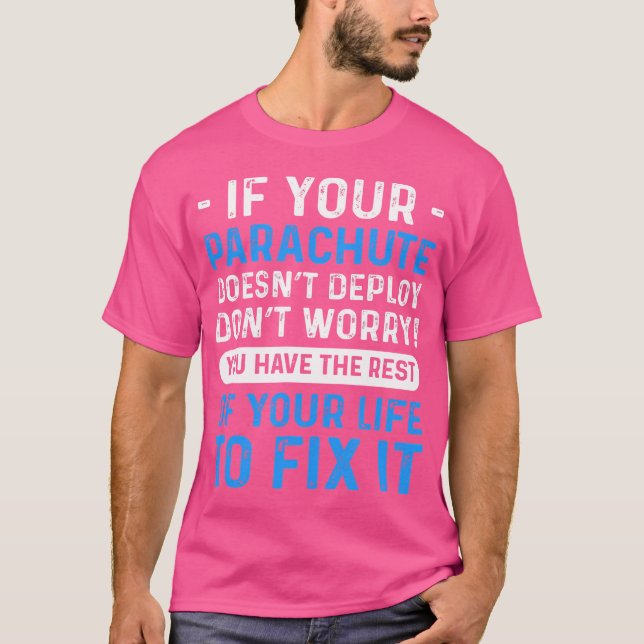 T-shirt Pour la parachute ascensionnel (Devant)