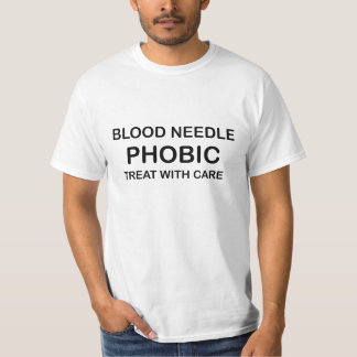 T-shirt pour la phobie de l'aile de sang