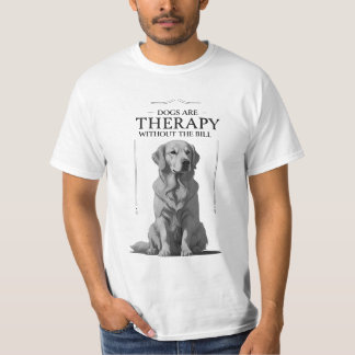 T-shirt pour la thérapie par le chien amusant - Co