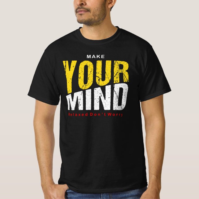 T-shirt pour la valeur masculine (Devant)