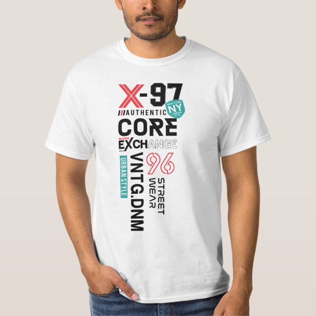 T-shirt pour la valeur masculine (Devant)