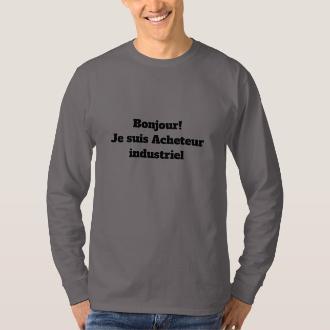 T-Shirt pour l'Acheteur industriel (Devant)