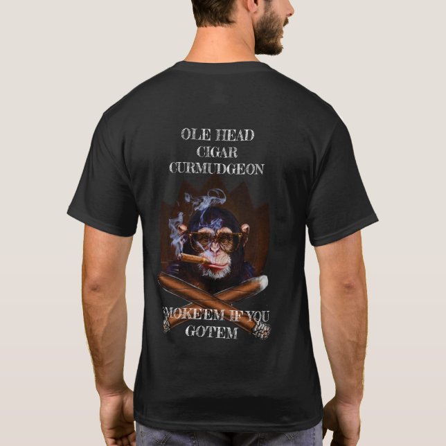 T-shirt Pour l'amateur de cigares (Dos)
