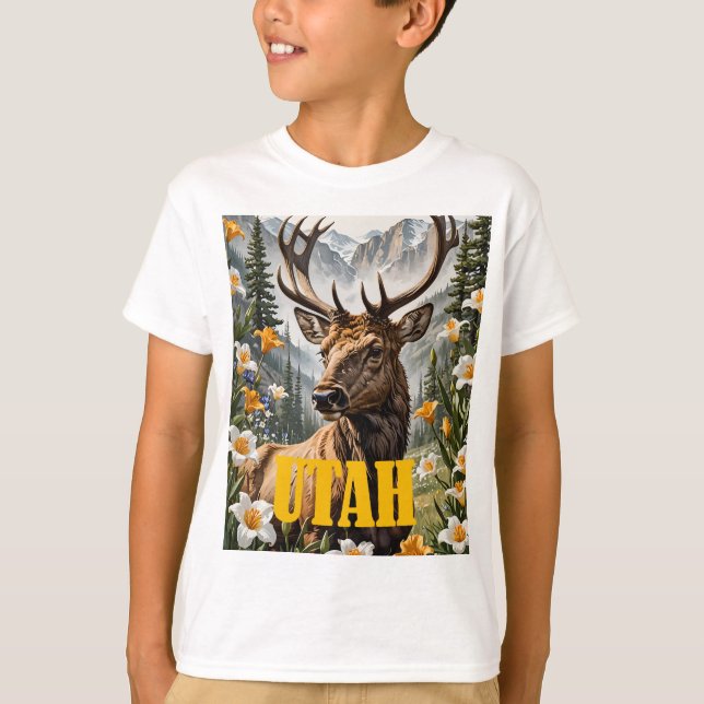 T-shirt Pour l'amour de l'Utah (Devant)