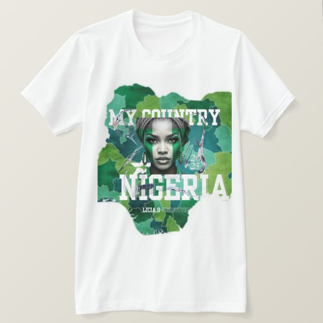 T-shirt Pour l'amour de Naija (Design devant)