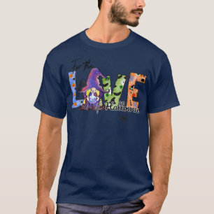 T-shirt Pour L'Amour D'Halloween Éffrayant Gnome Halloween