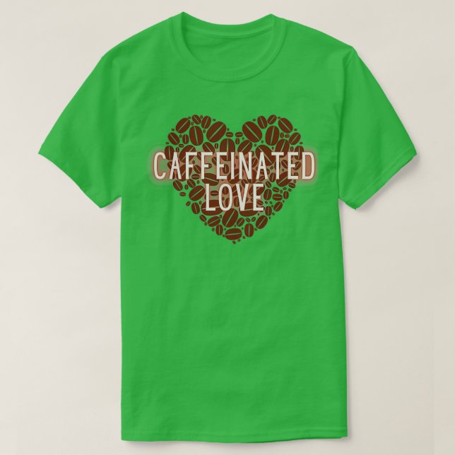 T-shirt Pour L'Amour Du Café (Design devant)