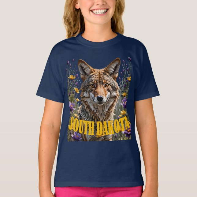 T-shirt Pour L'Amour Du Dakota Du Sud (Devant)