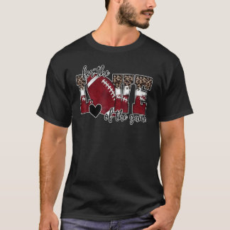 T-shirt Pour L'Amour Du Jeu Football Amusant Foo Vintage