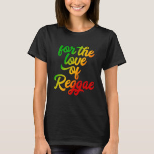 T-shirt Pour l'amour du reggae Rasta couleurs