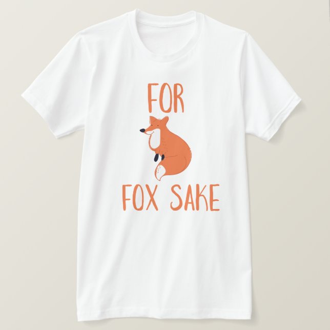 T-shirt Pour l'amour du renard (Design devant)