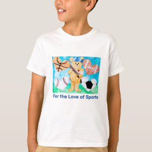 T-shirt Pour l'amour du sport - Art pour enfants pour CHOC