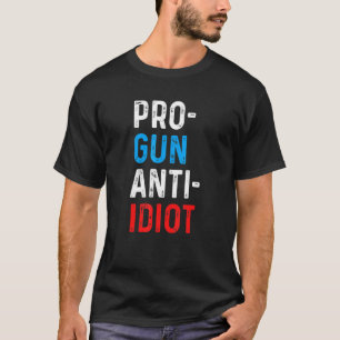 T-shirt Pour l'arme à feu Anti Idiot 4