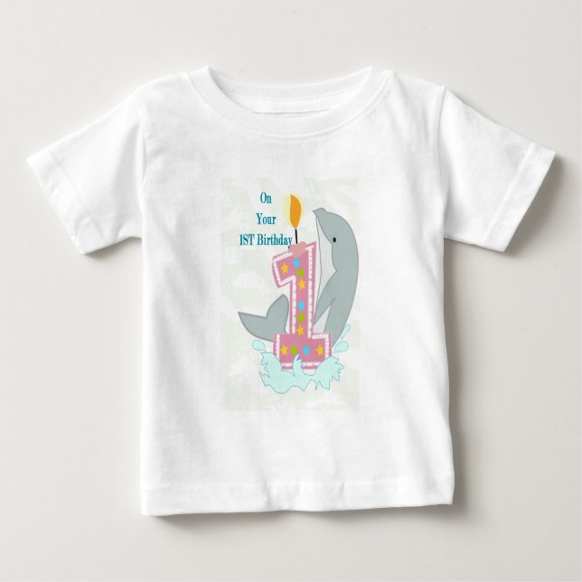 T-shirt pour le 1er anniversaire de bébé (Devant)