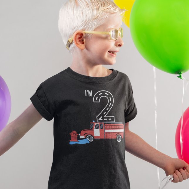 T-Shirt pour le 2ème anniversaire d'un jeune pompi (Créateur téléchargé)
