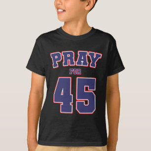 T-shirt Pour le 45 président Trump 2020 Patriotic American
