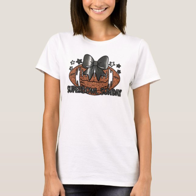T-shirt pour le dimanche de la Super Bowl (Devant)