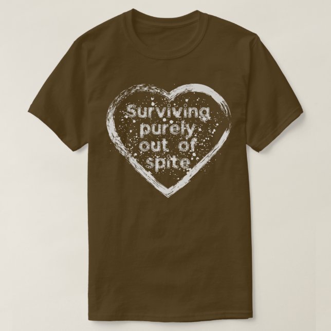 T-shirt Pour le jour de la mort, (Design devant)