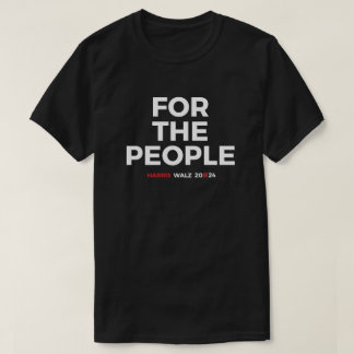 T-shirt Pour le peuple - Harris Walz 2024