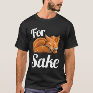 T-shirt Pour le saké de renard Funny Woodland Creator Anim