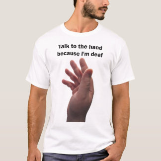 T-shirt pour le sourd