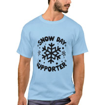 T-Shirt pour le soutien du jour de neige - Desi de