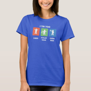 T-shirt Pour le supporter du triathlète