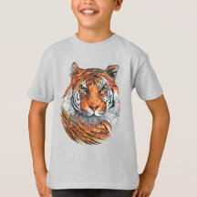 T-shirt pour le TIGRE SAUVAGE de garçon