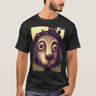 T-shirt Pour Le Ventilateur De Chien À Chien Dans Le Style