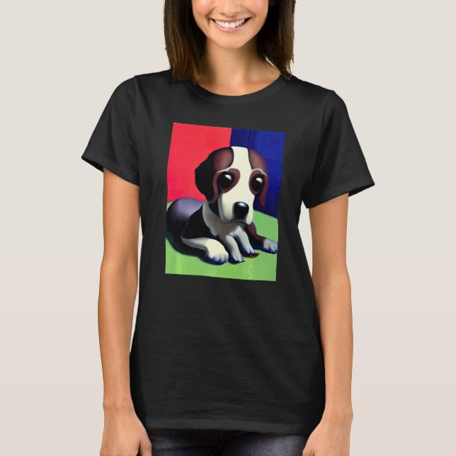 T-shirt Pour Le Ventilateur De Puppie De Chien Dans Le Sty (Devant)