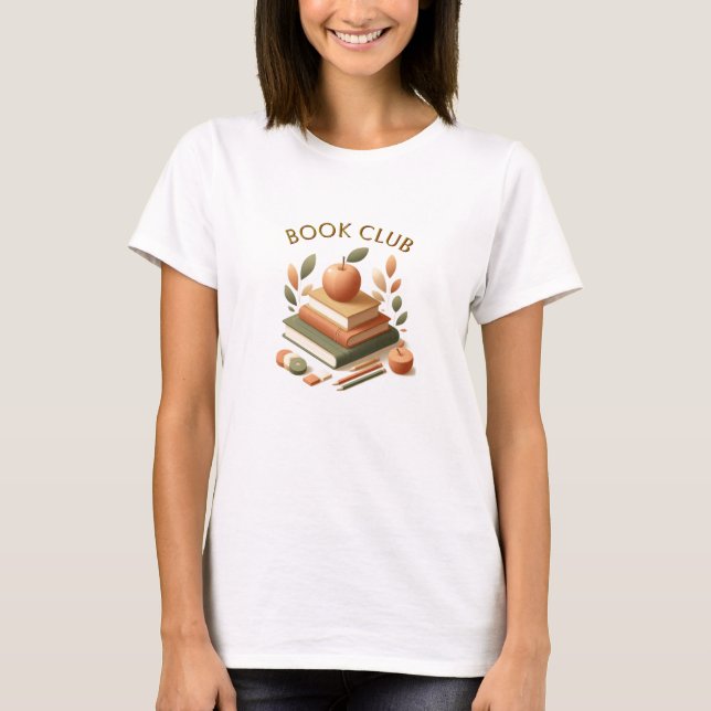 T-Shirt pour Lecteur de Club de Lecture (Devant)