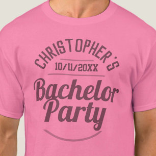 T-shirt pour l'enterrement de vie de garçon