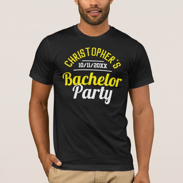 T-Shirt pour l'enterrement de vie de garçon (Devant)