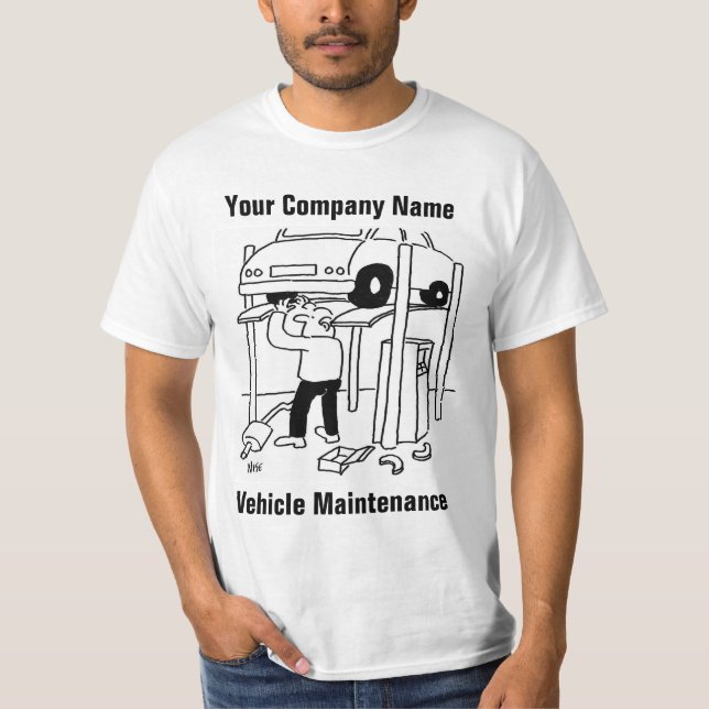 T-shirt pour l'entretien du véhicule (Devant)