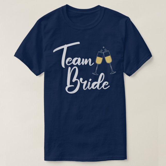 T-Shirt pour l'équipe de la mariée pour enterremen (Design devant)