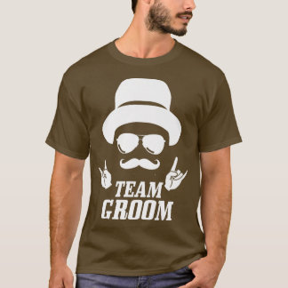 T-shirt pour l'équipe du marié pour l'enterrement 