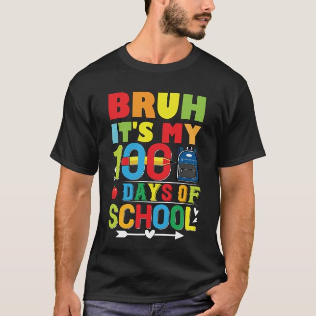 T-shirt pour les 100 jours d'école (Devant)