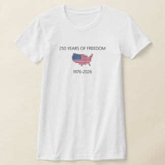 T-shirt pour les 250 ans d'Amérique – 4 juillet 20