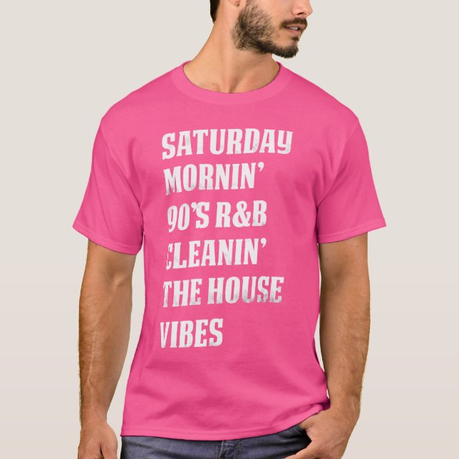 T-shirt Pour Les Amateurs De Musique 90S Rb Samedi Matin 9 (Devant)