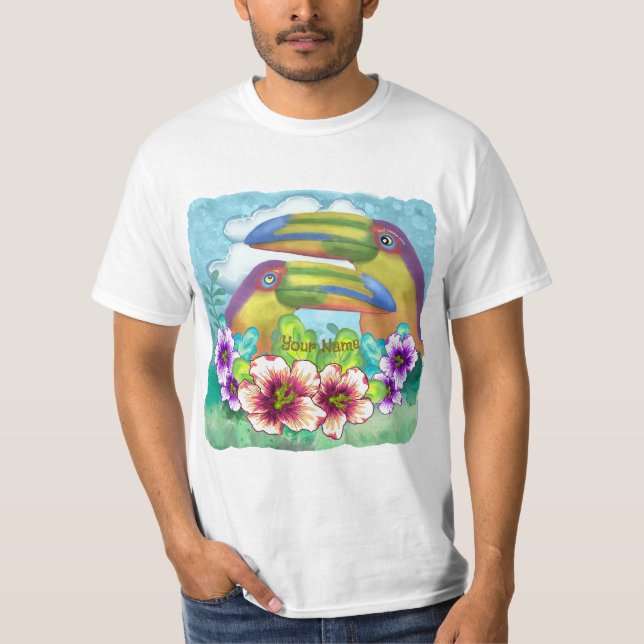 T-shirt pour les amoureux de toucans (Devant)
