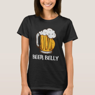 T-shirt pour les buveurs de bière BEER BELLY Joke Pun Grap