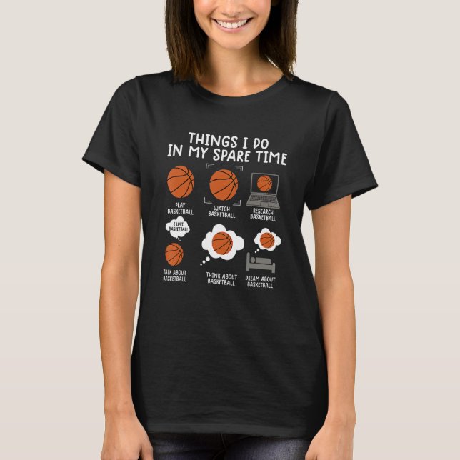 T-shirt pour les choses que je fais pendant mon te (Devant)