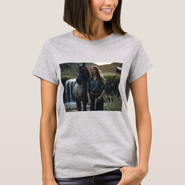 T-Shirt pour les courageux  (Devant)