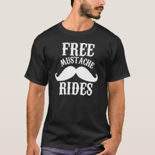 T-shirt pour les courses de moustaches gratuites