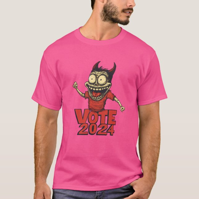 T-shirt pour les élections de 2024 dans les cornes (Devant)